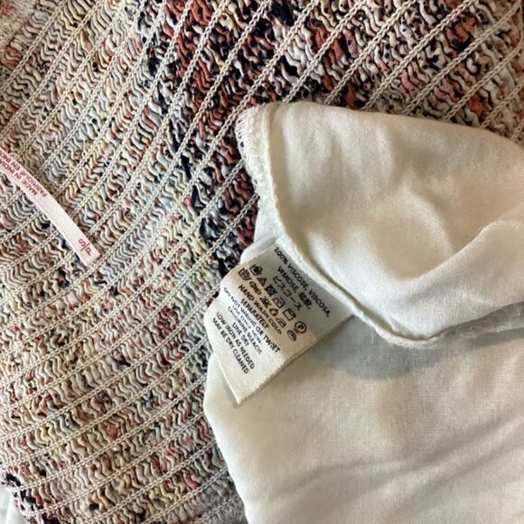 Free People Lovesick Lace Up Boho Smocked Mini Dress - Picture 15 of 15